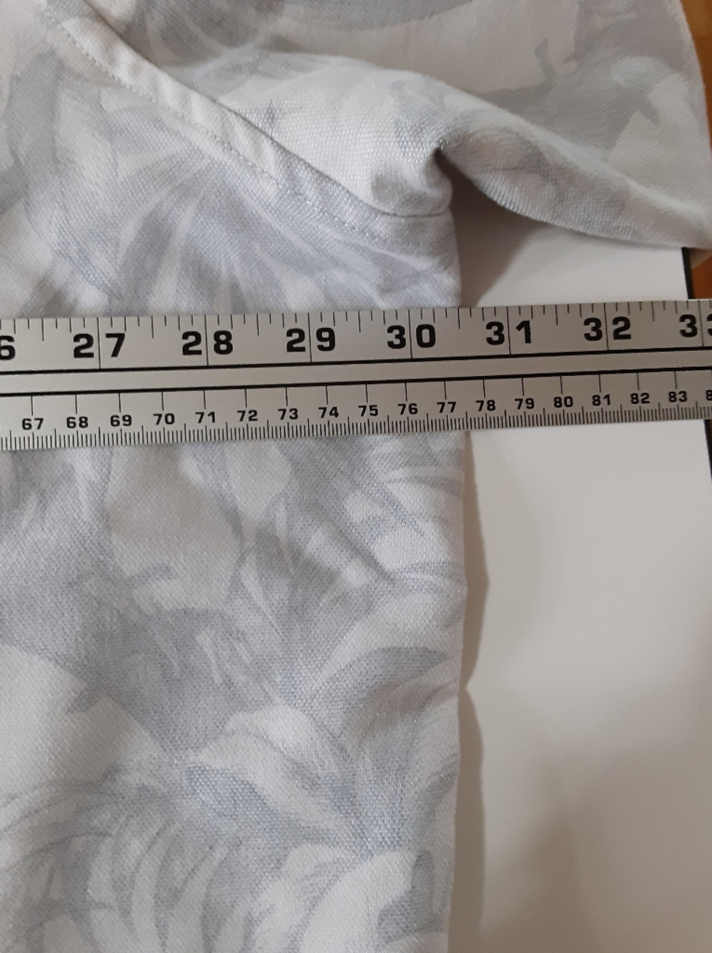 Tommy Bahama 4XLT Big & Tall "Linden Beach Flannel" Light Blue Palm Print - Picture 9 of 14